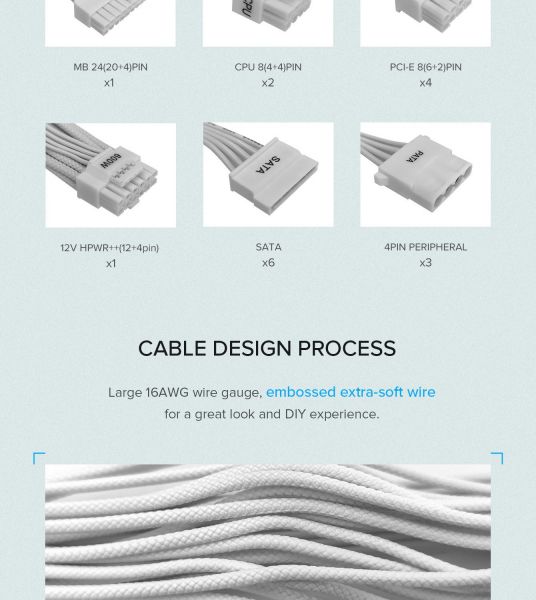 ���� �������� GAMEMAX GS-850G White - �������� 31