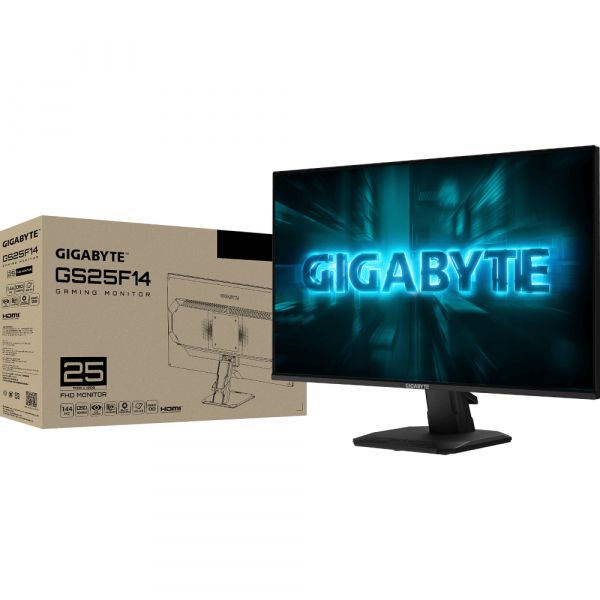 GIGABYTE i������ ���i��� 24,5� SS IPS 144Hz 1ms MPRT 1920  x 1080(FHD) 2 x HDMI 2.0, 1 x DP 1.2 GS25F14 Gaming Monitor - �������� 8