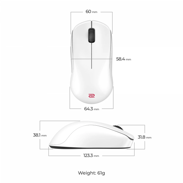 ����� ZOWIE U2DW WHITE (9H.N4PBE.A3E) - �������� 7