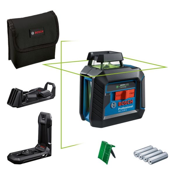 ͳ���� �������� Bosch Professional GLL2-20G+LB10+DK10 �� 10 �0.2��/� ������� ������ IP64 ������ ����� 0.9�� 0.601.065.000 - �������� 1