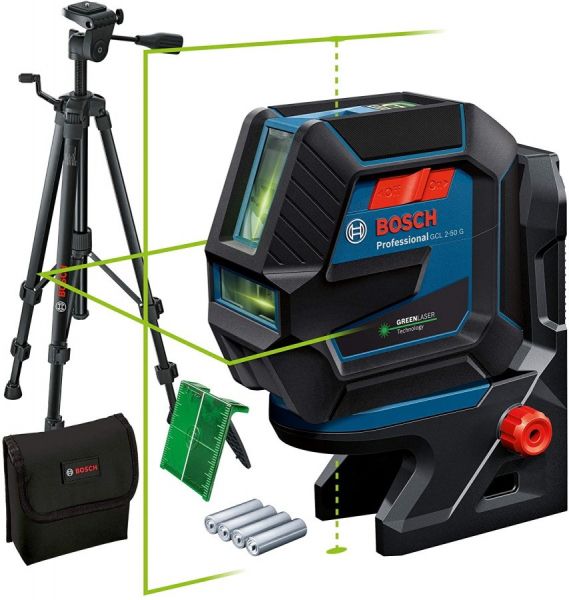 Bosch ͳ���� �������� Professional GCL 2-50 G, �� 15 �, � 0.3 ��/�, � �������� BT 150, �������� RM 10, ������, ������, 0.58 �� 0.601.066.M01 - �������� 1