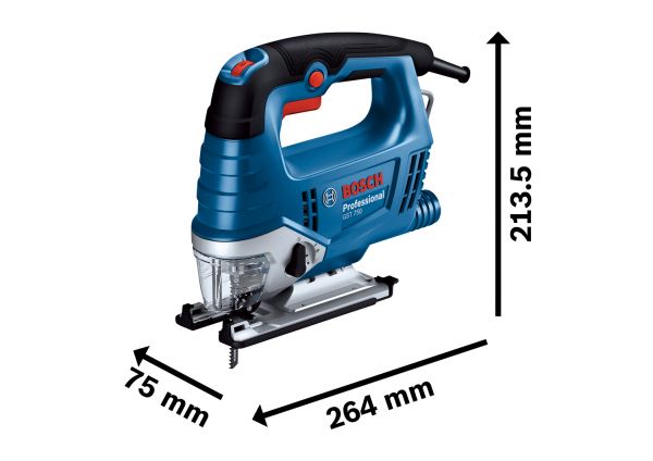 Bosch ������ Professional GST 750, 520��, SDS, 800-3200 ��/�, ��� 20 ��, 2.29��, � ���� 0.601.5B4.121 - �������� 16