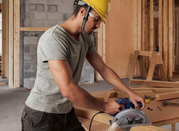 Bosch ���� ������� GKS 140, �����, 1400��, 184��, 20��, 3.7�� + ��������� ���� Eco for wood 0.601.6B3.020 - �������� 2