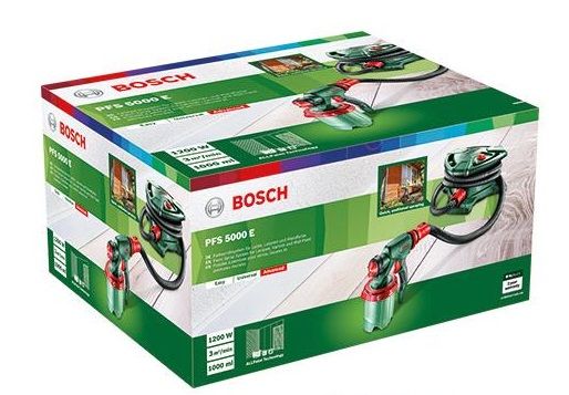 ����������� Bosch PFS 5000 E, 1200��, 500 ��/���, 3�?/���, ���. ��������� � �������, 4.8�� 0.603.207.202 - �������� 5