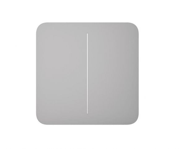 Ajax     SoloButton 2-gang for LightSwitch, Jeweler, , fog 000029814 -  1