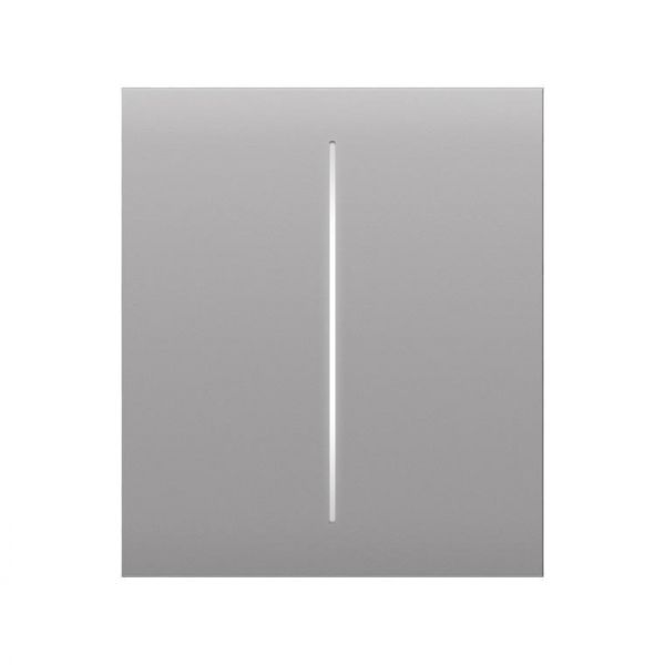 Ajax      CenterButton 2-gang for LightSwitch, Jeweler, , fog 000029818 -  1