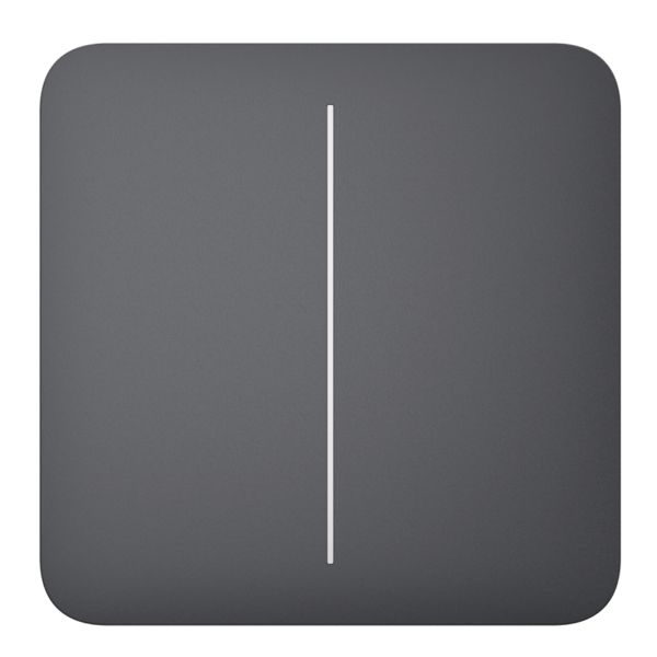 Ajax     SoloButton 2-gang for LightSwitch, Jeweler, , graphite 000029820 -  1