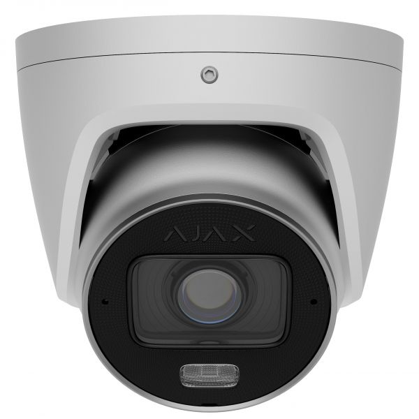 IP-������ ������� Ajax TurretCam HLVF 5 MP White, 2.8�12 ��, PoE, True WDR, IP67, �� 60 �, LED 40 �, ����, ��� ������ 31� �� 111�, �������, ���, 126281.197.WH1 000063794 - �������� 5
