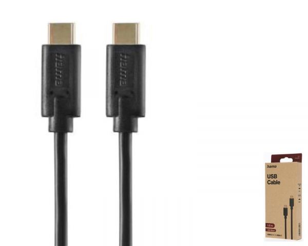 HAMA ������ ����������/������������� USB-� > USB-C, 1,5� ,������ 00086409 - �������� 1