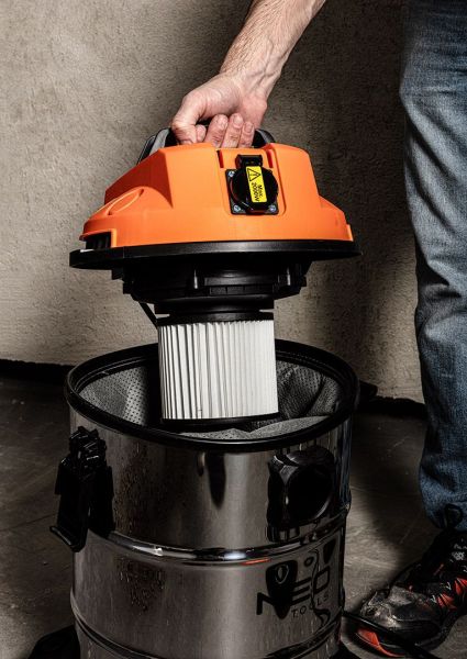 Neo Tools ���������������� �������, 1400��, 18 ���, ��������� 30�, HEPA, ������, 5.92�� 04-738 - �������� 6