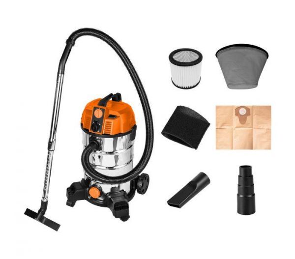 Neo Tools ������� ����������, 1600��, 18 ���, ��������� 35�, HEPA, ������, 7.5�� 04-739 - �������� 1