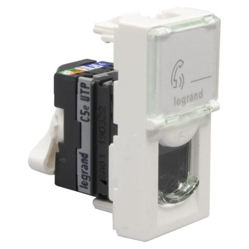 ������� Legrand Mosaic, CAT 5e, RJ45, UTP, ��������������, 1 ������, ����� 076551 - �������� 3