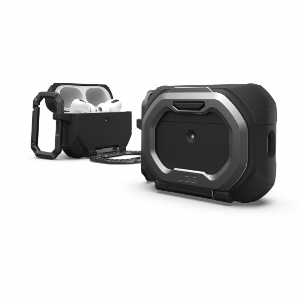 ����� UAG ��� AirPods Pro (Gen 3, 2025) with Built-in Phone Stand, Monarch, Black/Silver 104131114034 - �������� 15