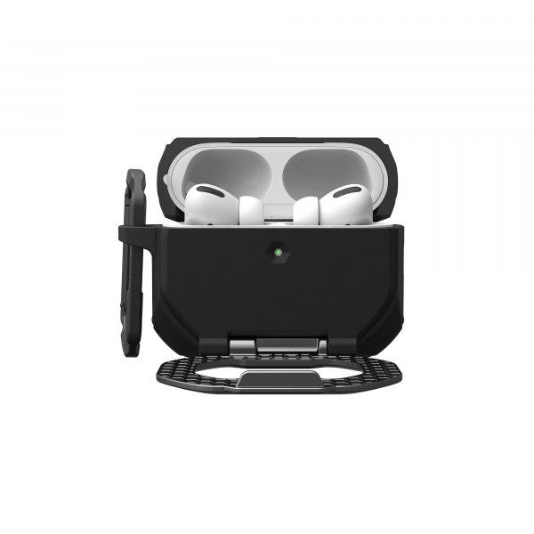 ����� UAG ��� AirPods Pro (Gen 3, 2025) with Built-in Phone Stand, Monarch, Black/Silver 104131114034 - �������� 6