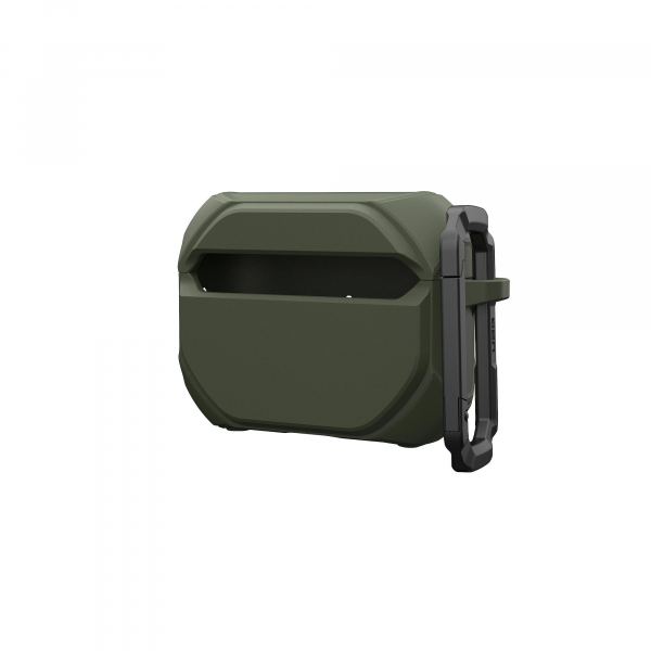 ����� UAG ��� AirPods Pro (Gen 3, 2025) with Built-in Phone Stand, Monarch, Olive Drab/Silver 104131117233 - �������� 18