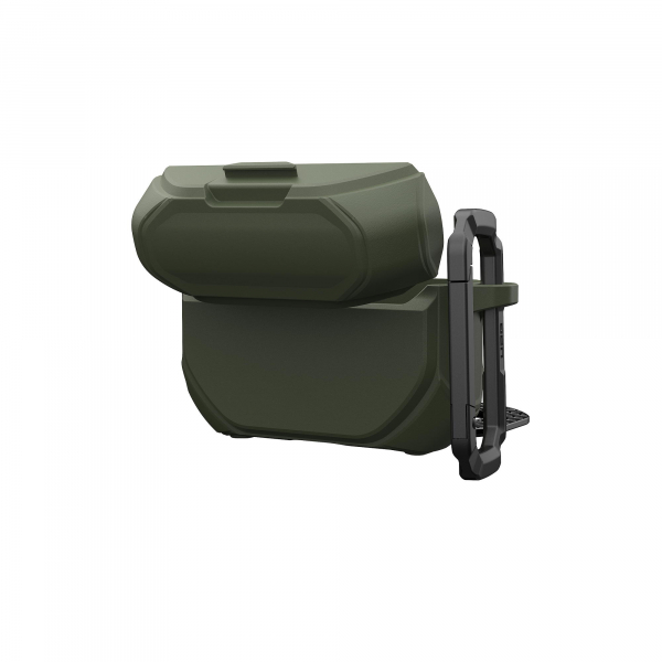 ����� UAG ��� AirPods Pro (Gen 3, 2025) with Built-in Phone Stand, Monarch, Olive Drab/Silver 104131117233 - �������� 14