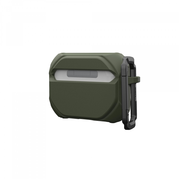 ����� UAG ��� AirPods Pro (Gen 3, 2025) with Built-in Phone Stand, Monarch, Olive Drab/Silver 104131117233 - �������� 8