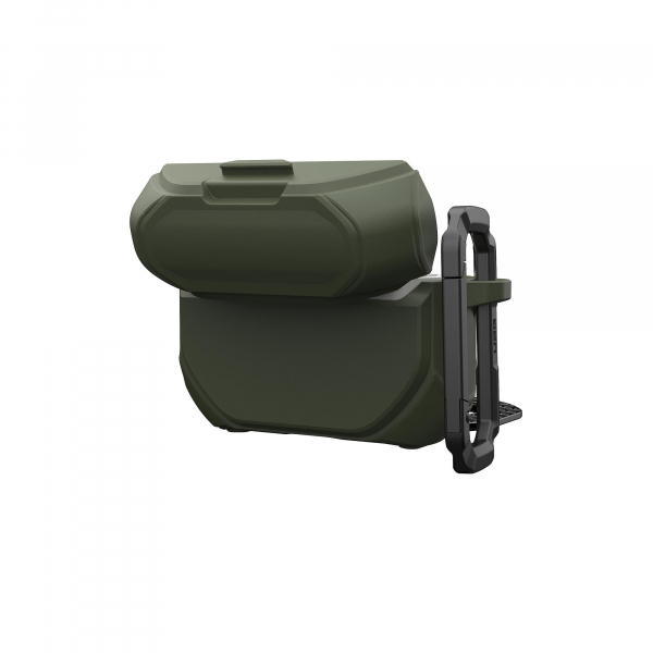����� UAG ��� AirPods Pro (Gen 3, 2025) with Built-in Phone Stand, Monarch, Olive Drab/Silver 104131117233 - �������� 4
