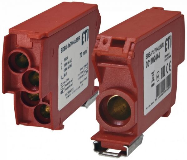 ���� ����������������� ETI EDBJ-1x70-4x25/R (192A, 1000V AC/1500V DC, IN: 1x70, OUT: 4x25, �������) 1102444 - �������� 1