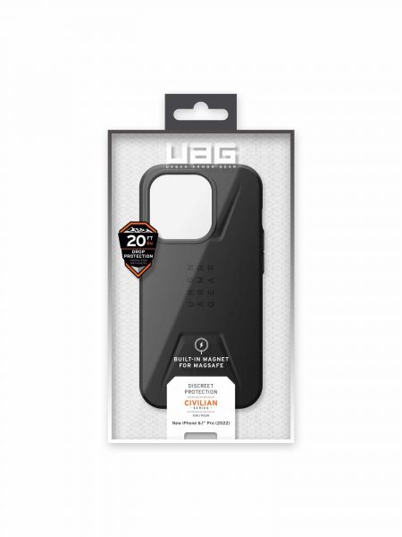  UAG  Apple iPhone 14 Pro Civilian Magsafe, Black 114038114040 -  10