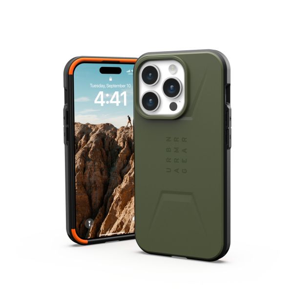 UAG ����� ��� Apple iPhone 15 Pro Civilian Magsafe, Olive Drab 114275117272 - �������� 2