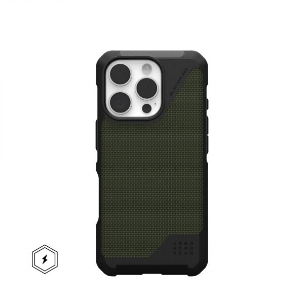 UAG ����� ��� iPhone 16 Pro, Metropolis LT Magsafe, Kevlar Olive 114452113972 - �������� 1
