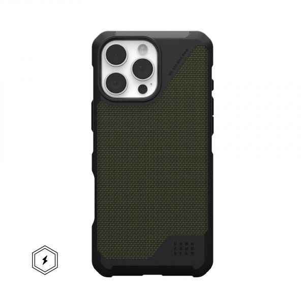  UAG  iPhone 16 Pro Max, Metropolis LT Magsafe, Kevlar Olive 114453113972 -  1