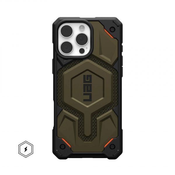UAG ����� ��� iPhone 16 Pro Max, Monarch Pro Magsafe, Kevlar Element Green 11445711397B - �������� 1