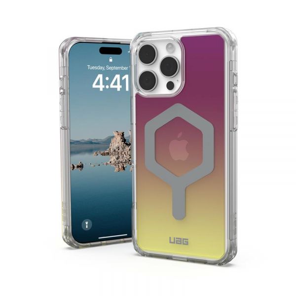 UAG ����� ��� iPhone 16 Pro, Plyo Magsafe LE, Maroon/Yellow Ombre 114480114780 - �������� 1