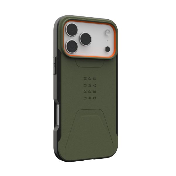 ����� UAG ��� iPhone 17 Pro Max, Civilian MagSafe, Olive/Orange 114546117297 - �������� 4