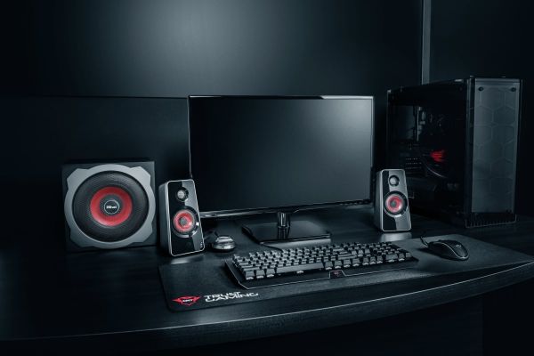 ��������� ������� (�������) Trust 2.1 GXT 38 Tytan Ultimate Bass Speaker Set BLACK 19023_TRUST - �������� 12