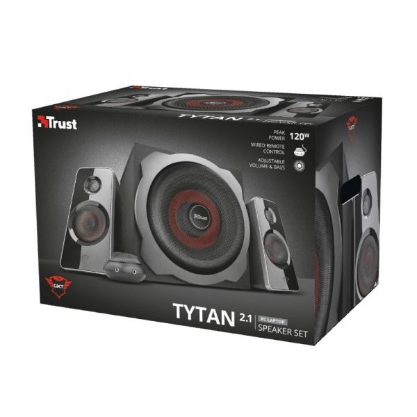 ��������� ������� (�������) Trust 2.1 GXT 38 Tytan Ultimate Bass Speaker Set BLACK 19023_TRUST - �������� 10