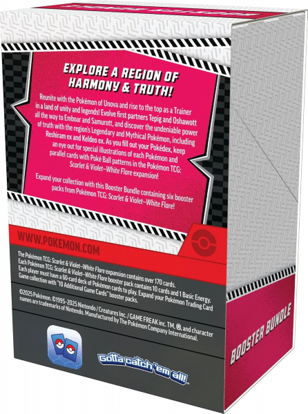 ������������� ��������� ���� Pokemon: White Flare Booster Bundle SV10.5 196214113343 - �������� 2