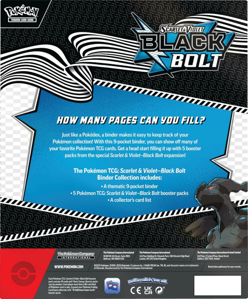 ������������� ��������� ���� Pokemon: Black Bolt - Binder Collection SV10.5 196214113947 - �������� 2