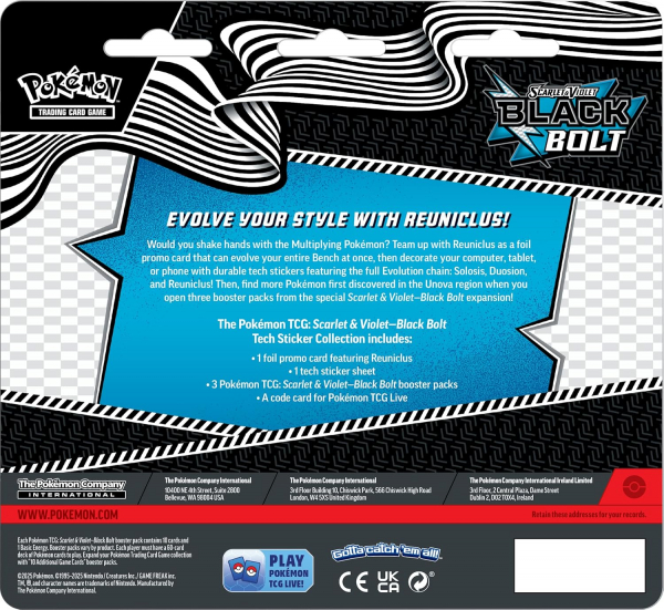 ������������� ��������� ���� Pokemon: Black Bolt - Tech Sticker Collection SV10.5 196214119109 - �������� 2