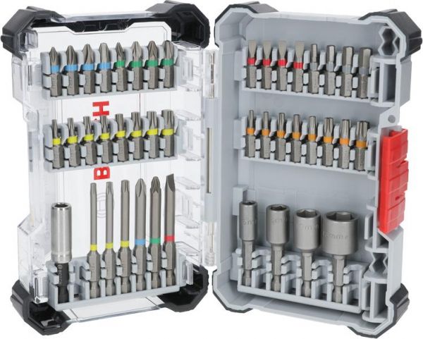 ���� Bosch Extra Hard Screwdriver Bit Set, ����� 46��, ��������� �������������, PH, PZ, T, SL, HEX, ���� 2.607.017.723 - �������� 1