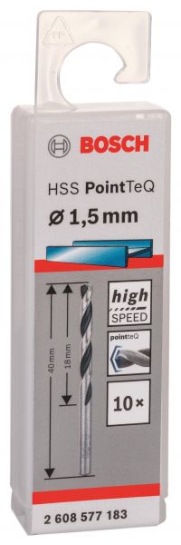 Bosch ������� �� ������ HSS-PointTeQ, 1.5�18�40��, 10�� 2.608.577.183 - �������� 1