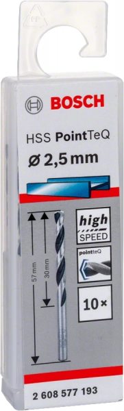 ������ �� ������� Bosch HSS-PointTeQ, 2.5�30�57��, 10 �� 2.608.577.193 - �������� 2