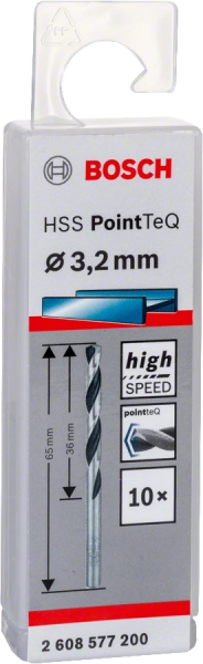 Bosch ������� �� ������ HSS-PointTeQ, 3.2�36�65��, 10�� 2.608.577.200 - �������� 2