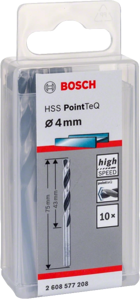 Bosch ������� �� ������ HSS-PointTeQ, 4�43�75��, 10�� 2.608.577.208 - �������� 2