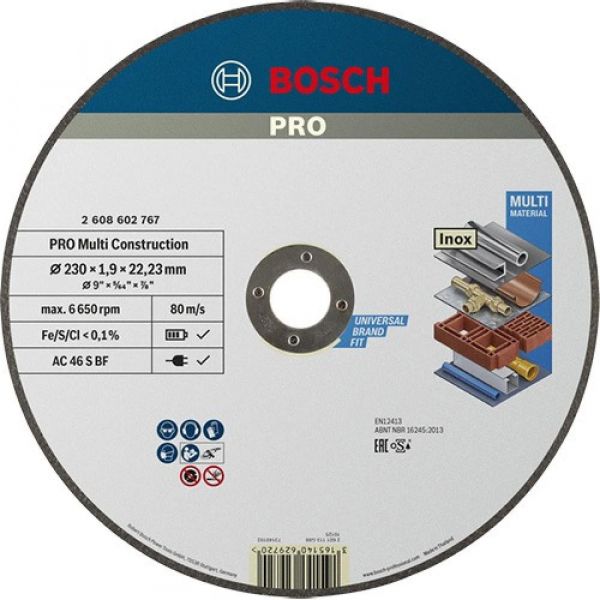 ���� ������� Bosch Professional ������������� 230x1.9x22.23�� 2.608.602.767 - �������� 1