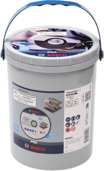 ���� �������� Bosch Professional Stainless Steel and Metal, 125x1.6x22.23��, 100�� 2.608.626.114 - �������� 1