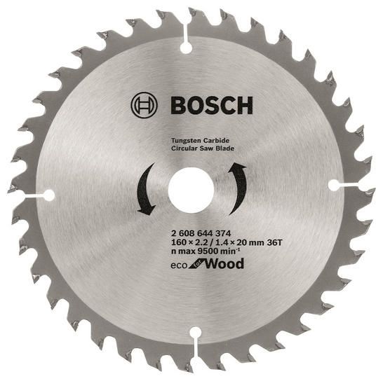 ������� ���� Bosch Eco for Wood 160x2.2x20-36T 2.608.644.374 - �������� 1