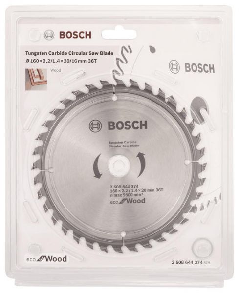   Bosch Eco for Wood 160x2.2x20-36T 2.608.644.374 -  2