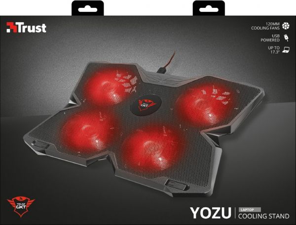 ϳ������� ��� �������� ������� ��� �������� Trust GXT278 YOZU COOLING (17.3") RED LED Black 20817_TRUST - �������� 8