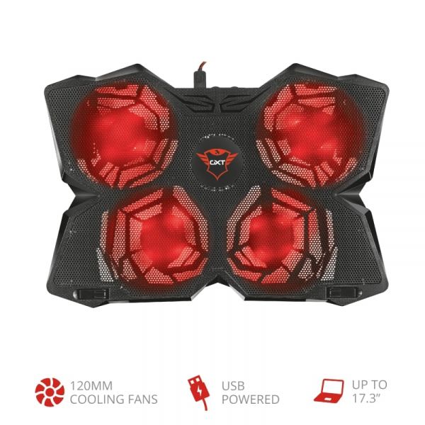 ϳ������� ��� �������� ������� ��� �������� Trust GXT278 YOZU COOLING (17.3") RED LED Black 20817_TRUST - �������� 4