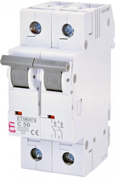���. ����������� ETI ETIMAT 6  2p C 50� (6 kA) 2143521 - �������� 1