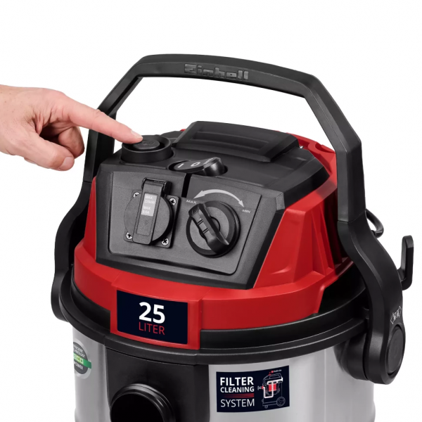 ������� ���������������� Einhell TE-VC 2580 SACL 1100�� 200���� ��������� 25� 230�/2200�� �������/����� ������ 6.9�� 2347435 - �������� 6