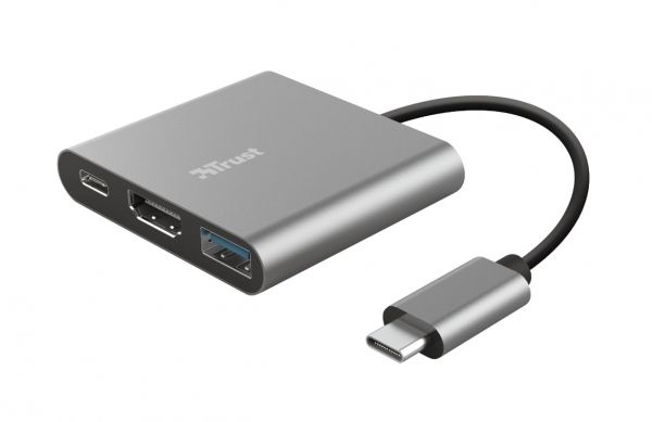 ��� Trust Dalyx 3-in-1 USB-� > USB-� 3.2/USB-�/HDMI, �������, 0.1�, ������ 23772_TRUST - �������� 1