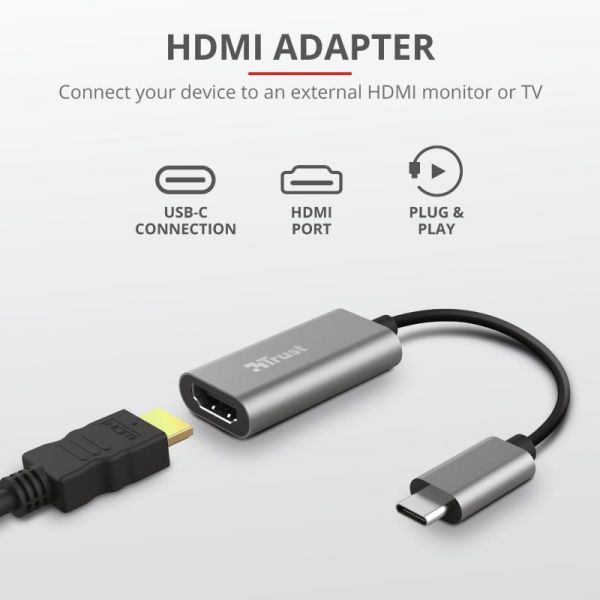 ������� Trust Dalyx USB-C > HDMI, 0.2�, �������, ������ 23774_TRUST - �������� 9